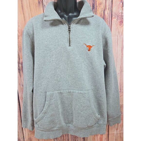 Texas Longhorns Antigua Mens Gray Sweatshirt Large - Picture 1 of 8